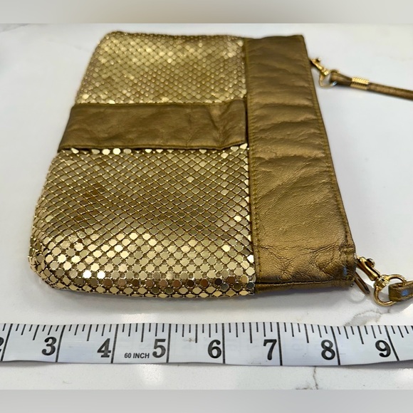 VTG - “Another Y&S Original” - Gold Mesh & Leather - Evening Bag - VGUC - Picture 3 of 17
